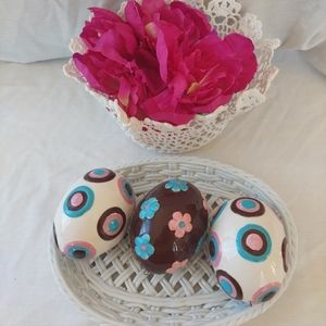 DECORATIVE CERAMIC EASTER EGG 3 pics
